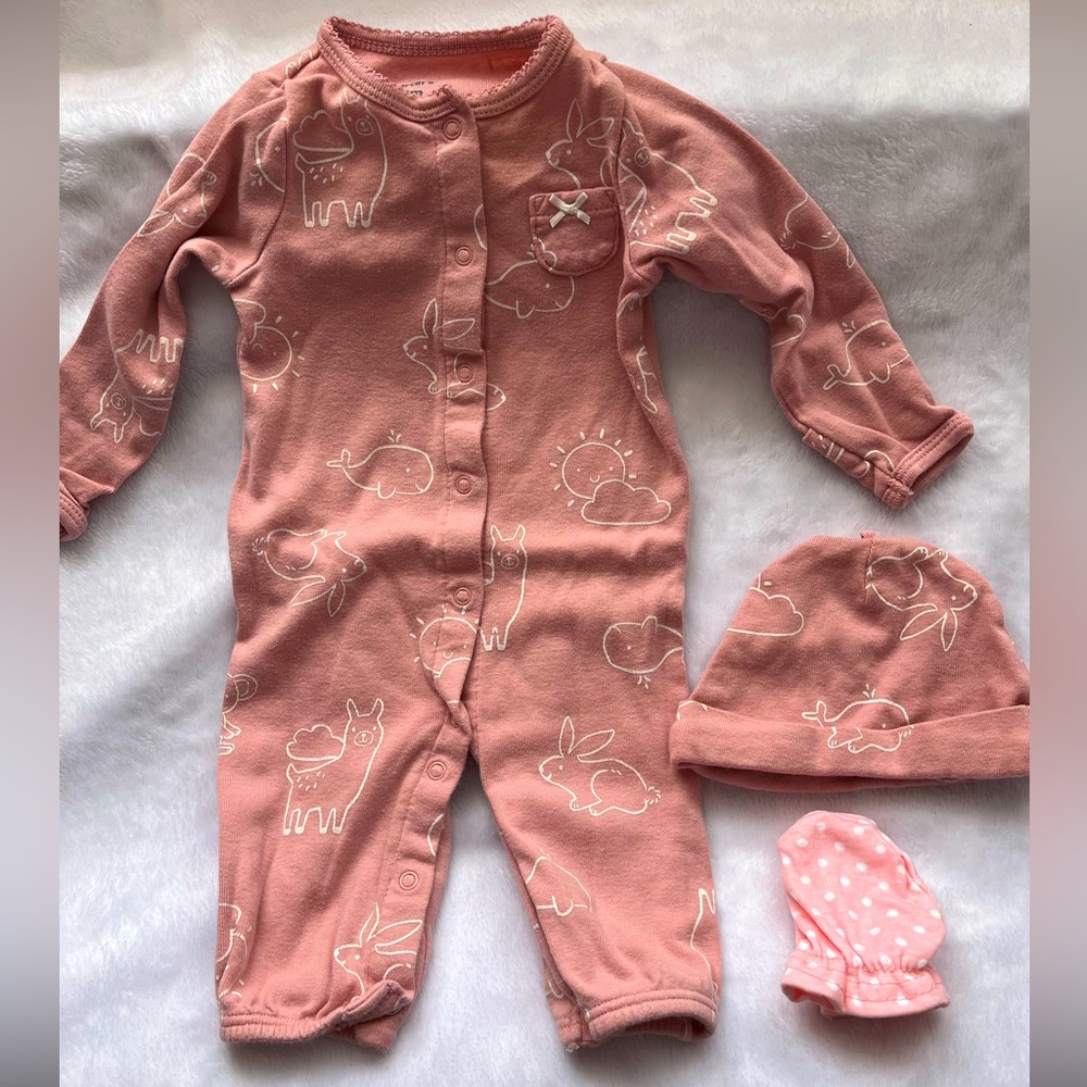 Pink Carters Sleep & Play 3m